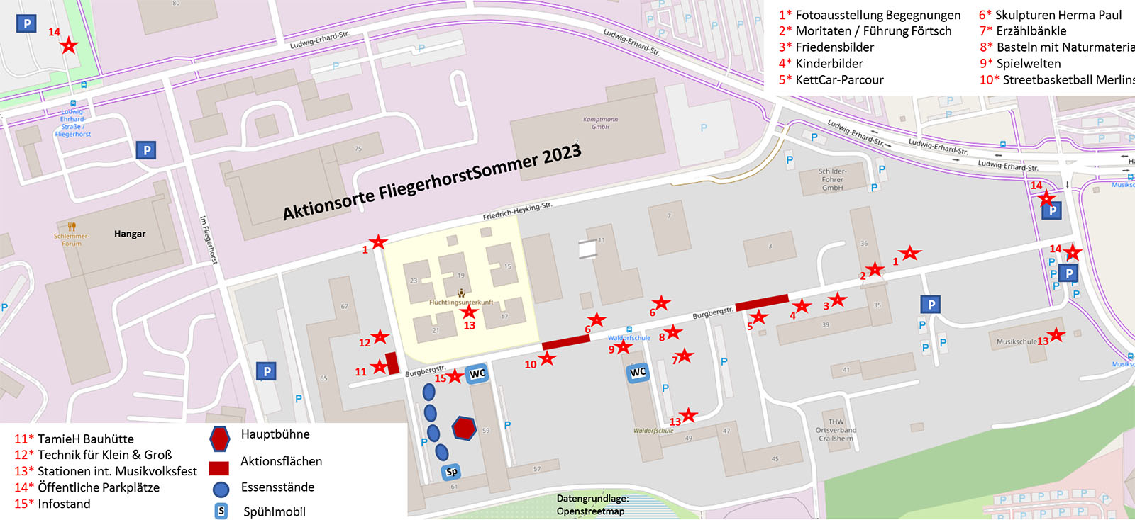 Lageplan Fliegerhorstsommer Lageplan Fliegerhorstsommer